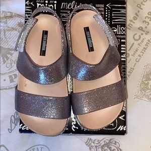 Mini Melissa Mini Cosmic Sandals- Size 9 Toddler